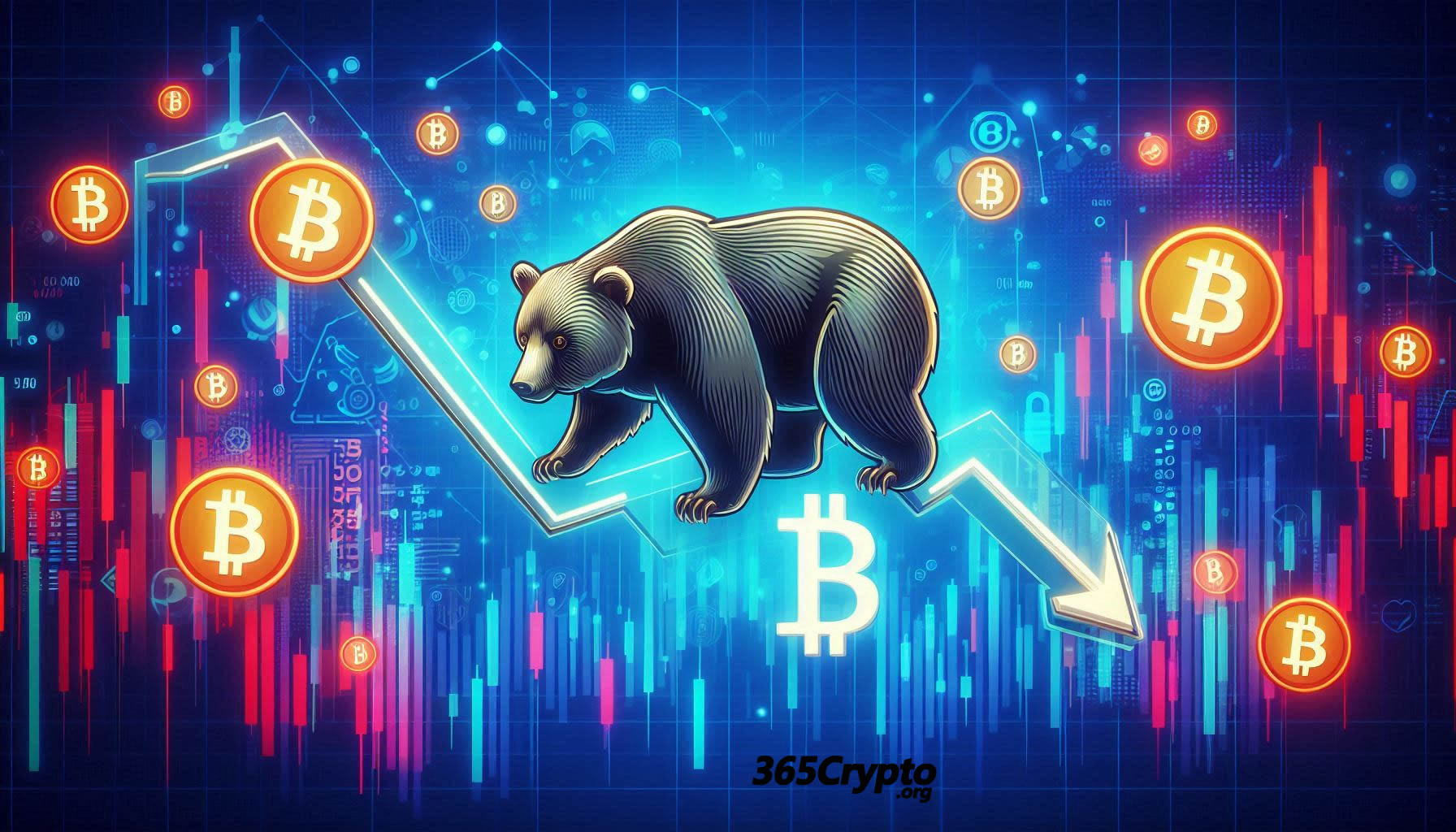 Bitcoin price down